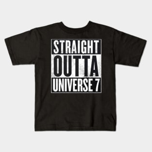 Dragon Ball Super - Straight Outta Universe 7 Kids T-Shirt